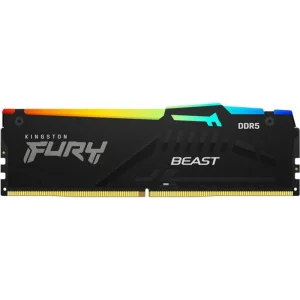 Оперативная память DDR5 2x32GB/5200 Kingston Fury Beast RGB Black (KF552C40BBAK2-64) UA