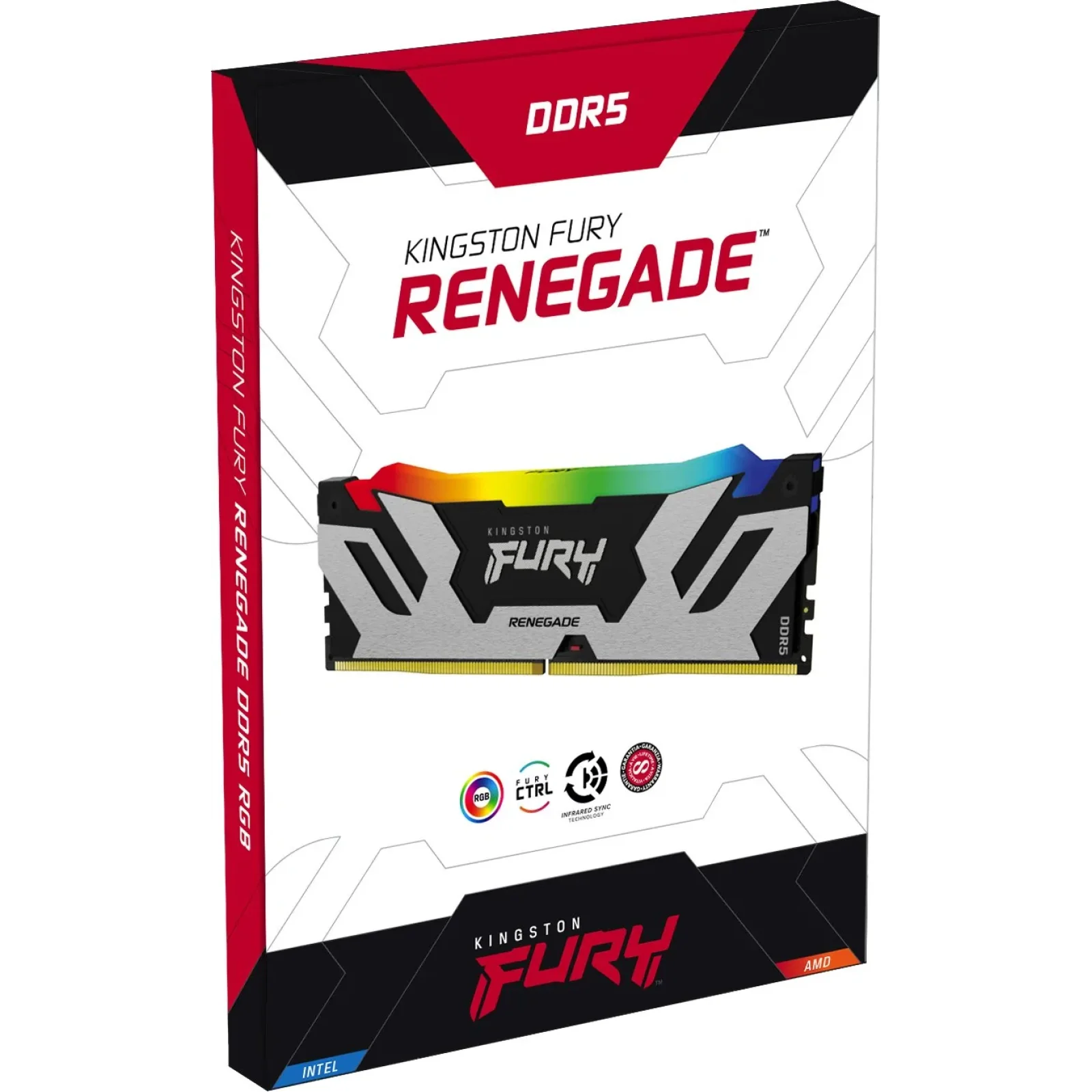 Модуль пам'яті DDR5 2x48GB/6400 Kingston Fury Renegade RGB (KF564C32RSAK2-96) UA