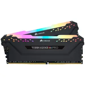 Оперативна пам'ять DDR4 2x8GB/3200 Corsair Vengeance RGB Pro Black (CMW16GX4M2C3200C16) UA