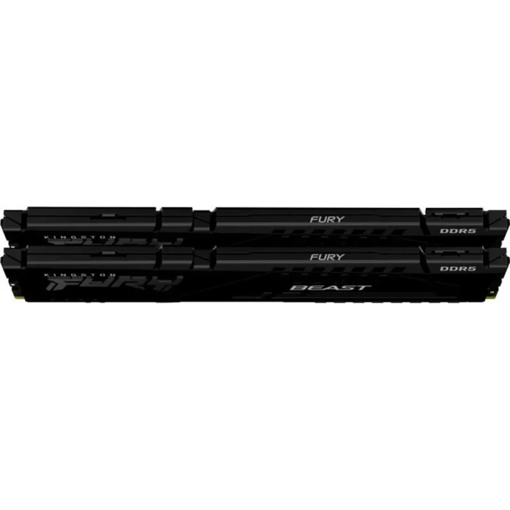 Модуль памяти DDR5 2x16GB/6400 Kingston Fury Beast Black (KF564C32BBK2-32) UA