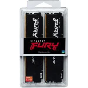 Модуль памяти DDR5 2x16GB/6400 Kingston Fury Beast Black (KF564C32BBK2-32) UA