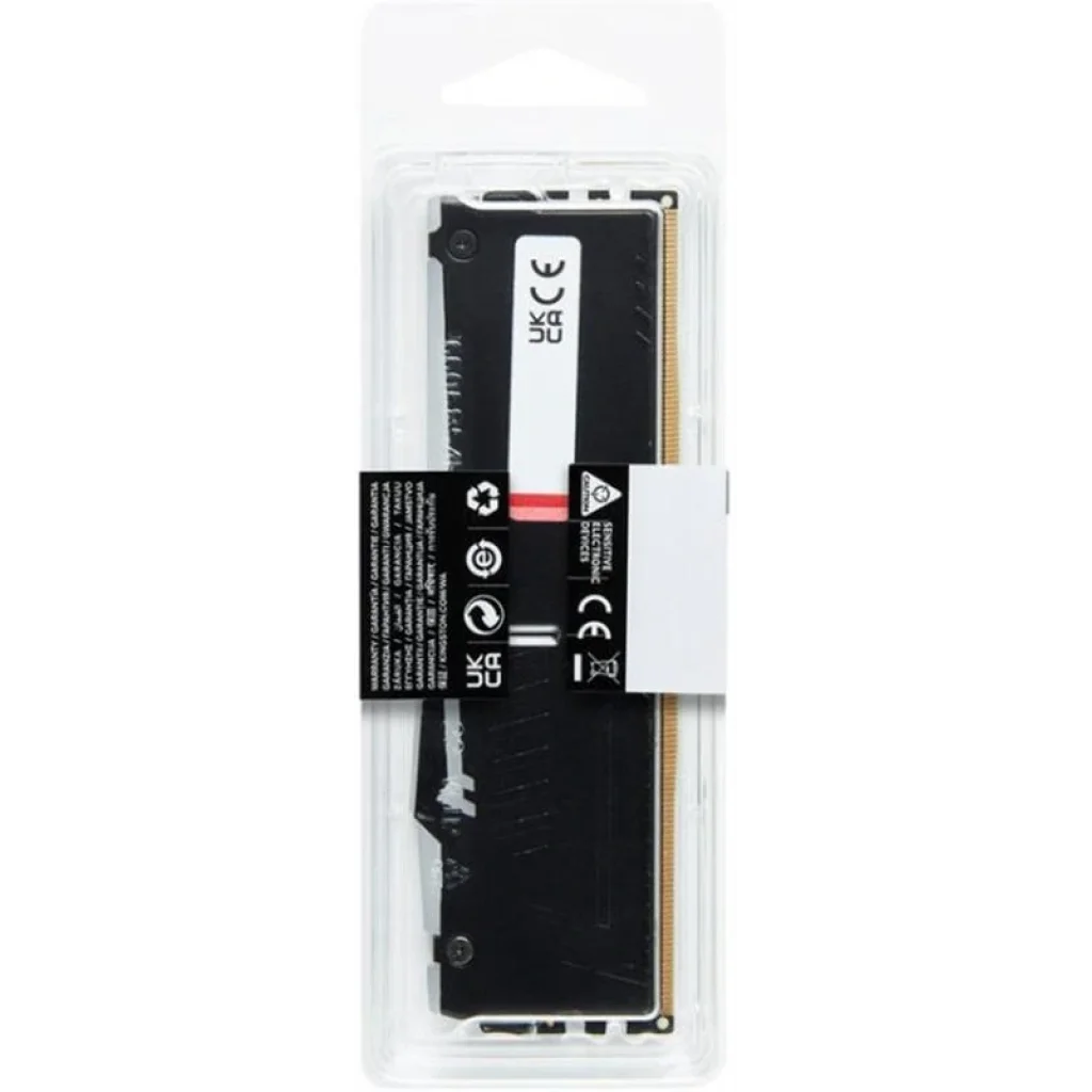 Модуль памяти DDR5 16GB/5200 Kingston Fury Beast RGB Black (KF552C36BBEA-16) UA