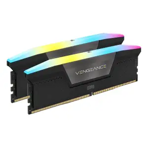 Оперативна пам'ять DDR5 2x16GB/5600 Corsair Vengeance RGB Black (CMH32GX5M2B5600C40K) UA