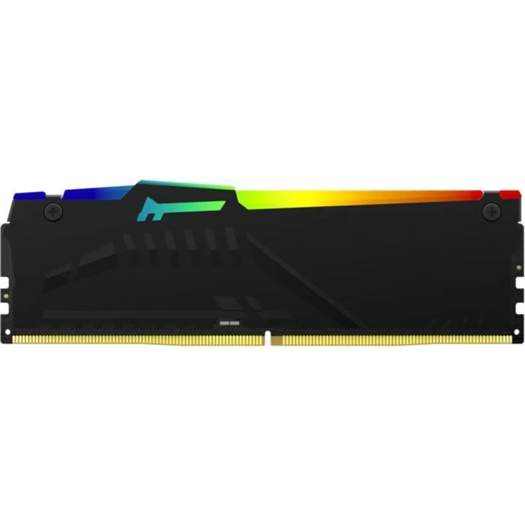 Модуль памяти DDR5 16GB/6400 Kingston Fury Beast RGB Black (KF564C32BBA-16) UA