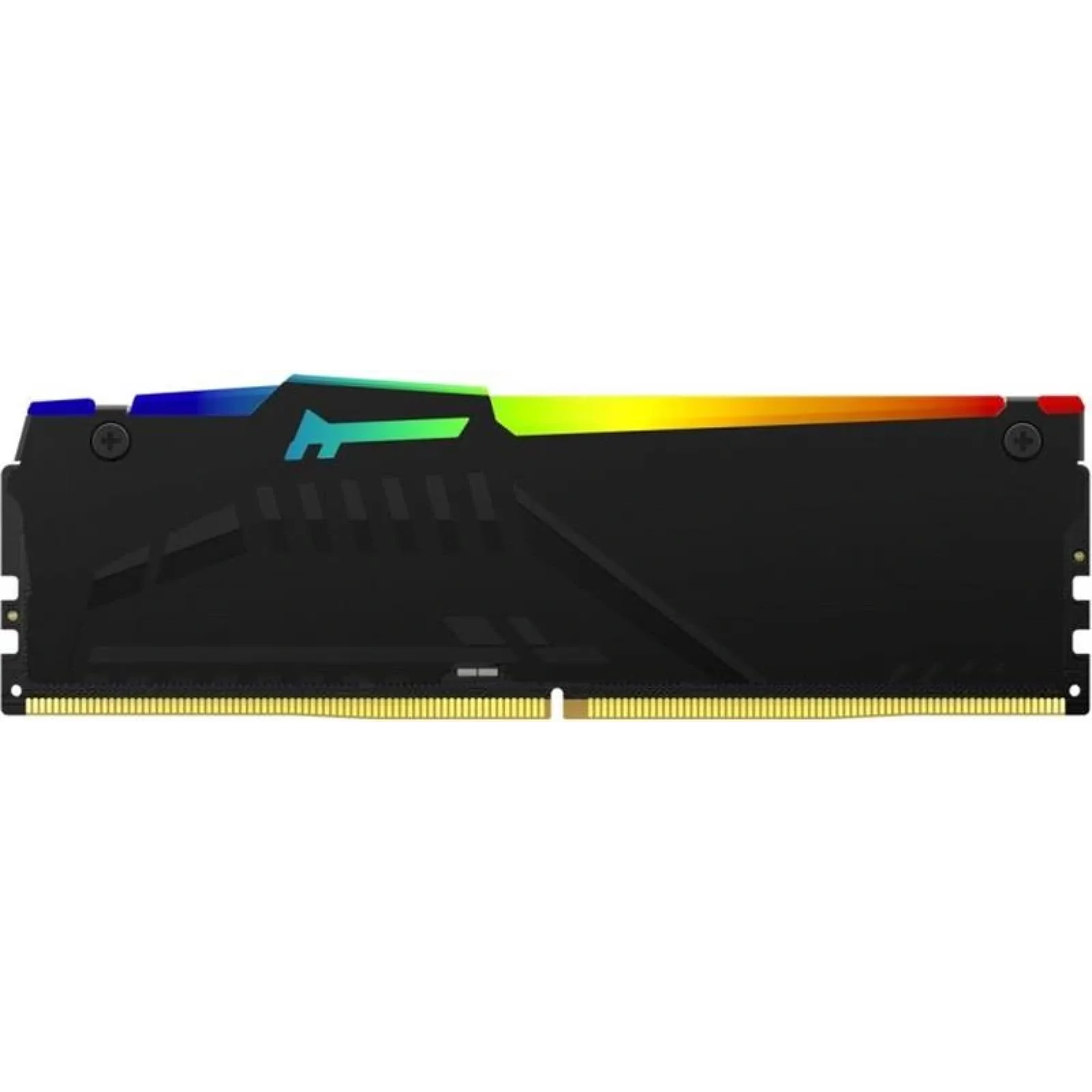 Модуль пам'яті DDR5 16GB/6400 Kingston Fury Beast RGB Black (KF564C32BBA-16) UA