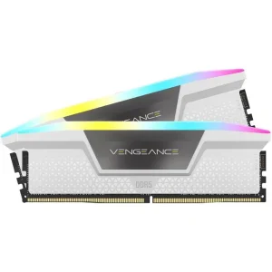 Модуль памяти Corsair 32 GB (2x16GB) DDR5 6000 MHz Vengeance RGB (CMH32GX5M2E6000C36W)