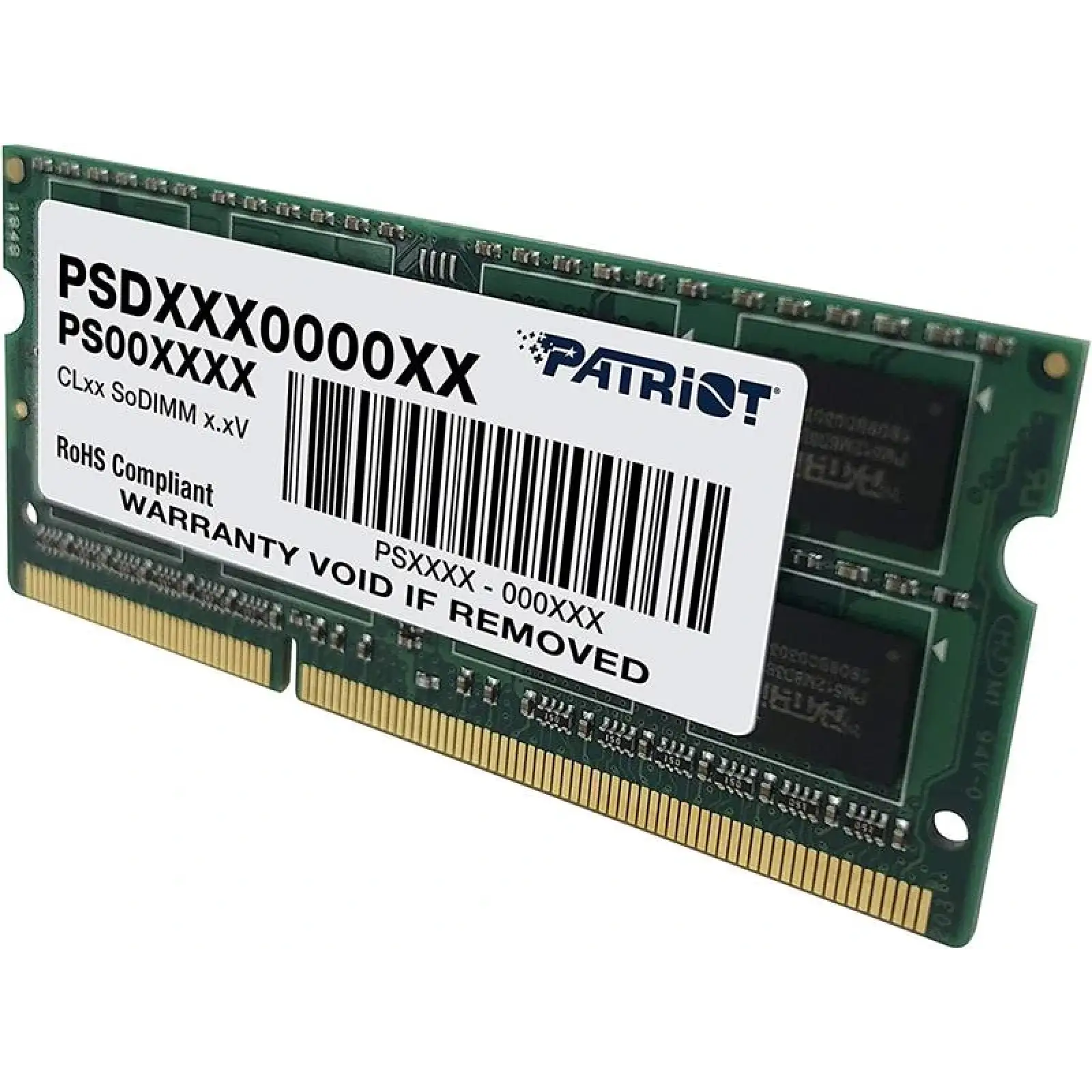 Оперативная память SO-DIMM 4GB/1333 DDR3 Patriot Signature Line (PSD34G13332S) UA