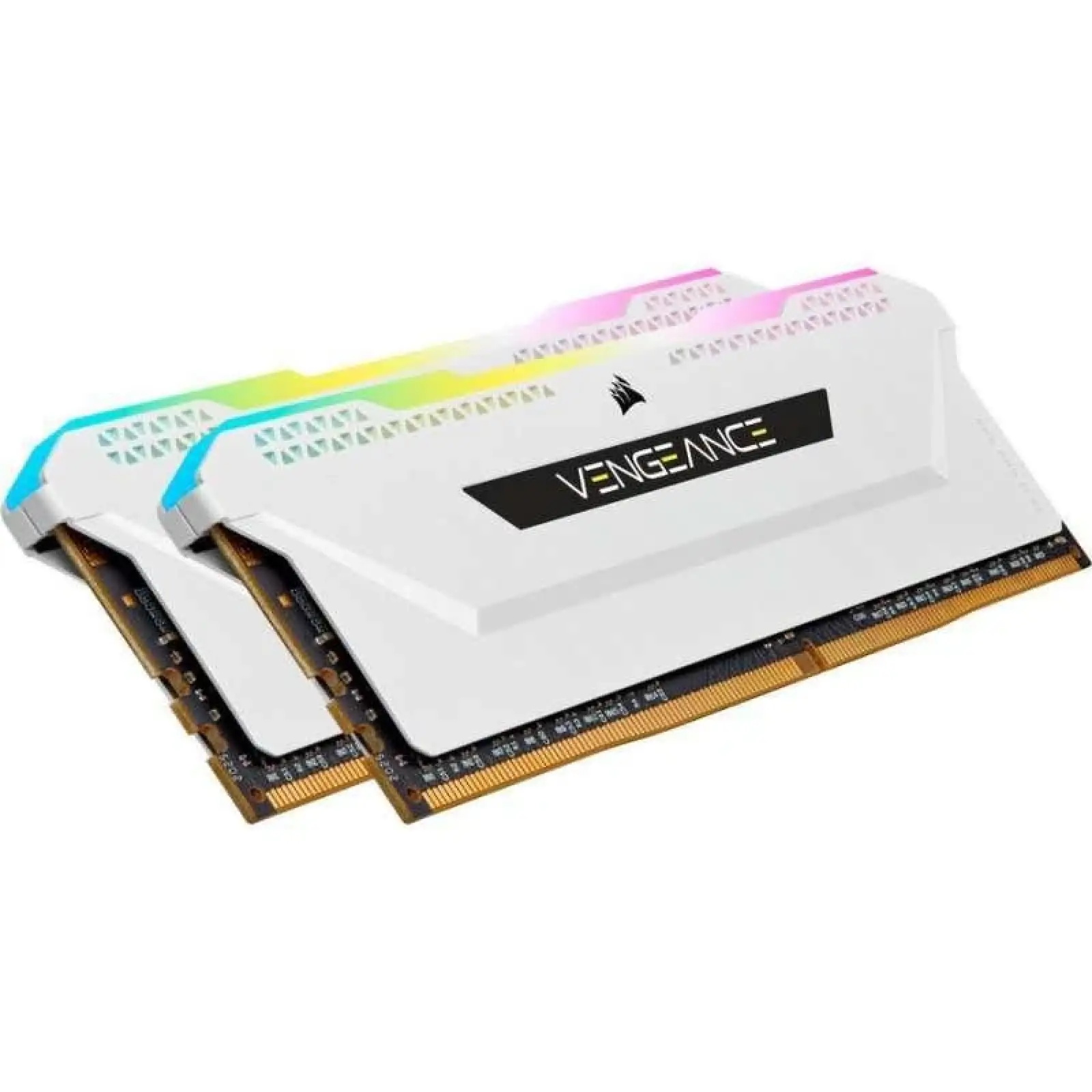 Оперативна пам'ять DDR4 2x16GB/3200 Corsair Vengeance RGB Pro SL White (CMH32GX4M2E3200C16W) UA