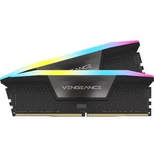 Модуль памяти Corsair 32 GB (2x16GB) DDR5 6400 MHz Vengeance RGB (CMH32GX5M2B6400C32)