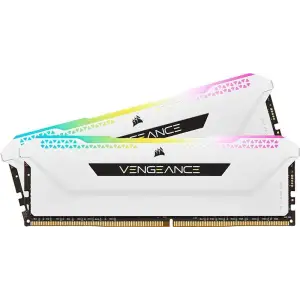 Оперативна пам'ять DDR4 2x16GB/3600 Corsair Vengeance RGB Pro SL White (CMH32GX4M2D3600C18W) UA