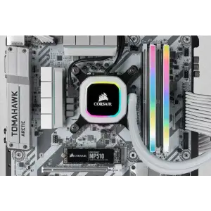 Оперативна пам'ять DDR4 2x16GB/3600 Corsair Vengeance RGB Pro SL White (CMH32GX4M2D3600C18W) UA