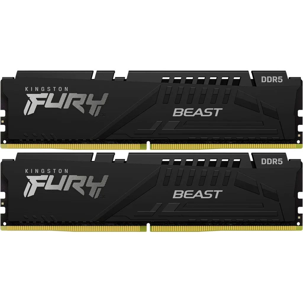 Модуль пам`яті DDR5 2x8GB/5600 Kingston Fury Beast Black (KF556C36BBEK2-16) UA