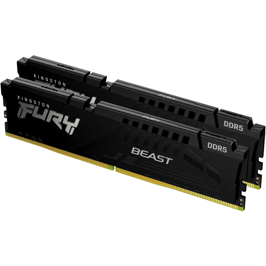 Модуль пам`яті DDR5 2x8GB/5600 Kingston Fury Beast Black (KF556C36BBEK2-16) UA