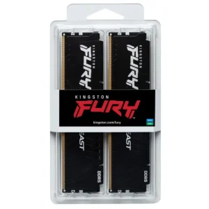 Модуль пам`яті DDR5 2x8GB/5600 Kingston Fury Beast Black (KF556C36BBEK2-16) UA