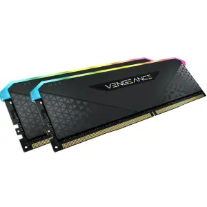 Оперативная память DDR4 2x16GB/3600 Corsair Vengeance RGB RS Black (CMG32GX4M2D3600C18) UA