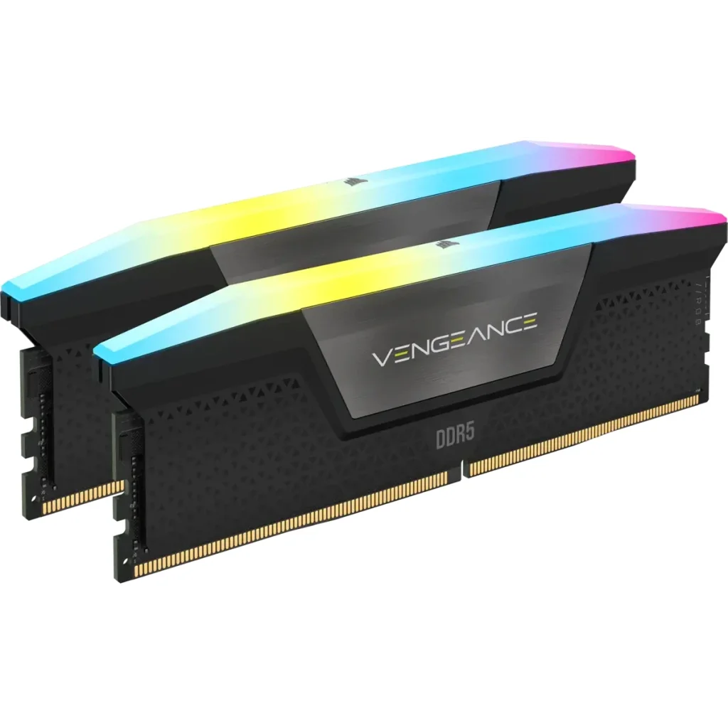 Модуль пам'яті DDR5 2x16GB/6000 Corsair Vengeance RGB Black (CMH32GX5M2E6000C36)