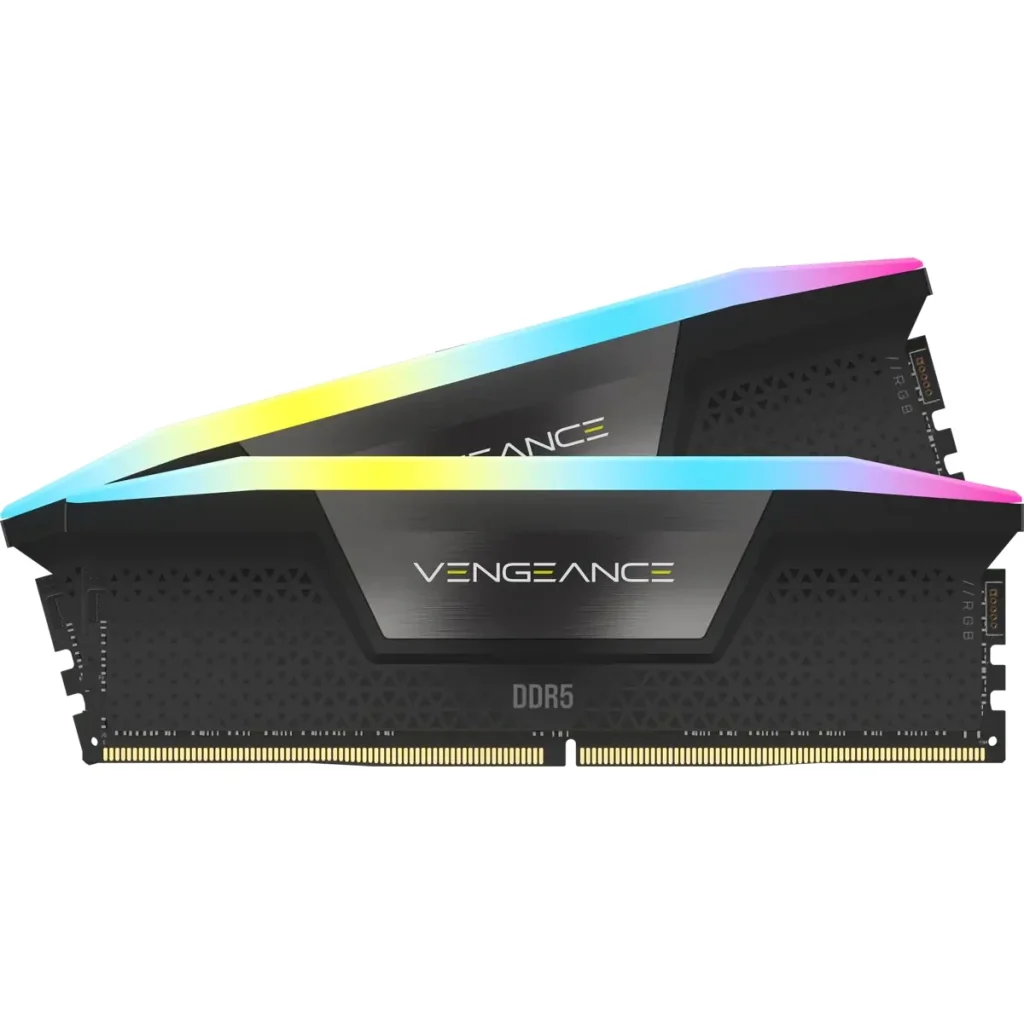 Модуль пам'яті DDR5 2x16GB/6000 Corsair Vengeance RGB Black (CMH32GX5M2E6000C36)