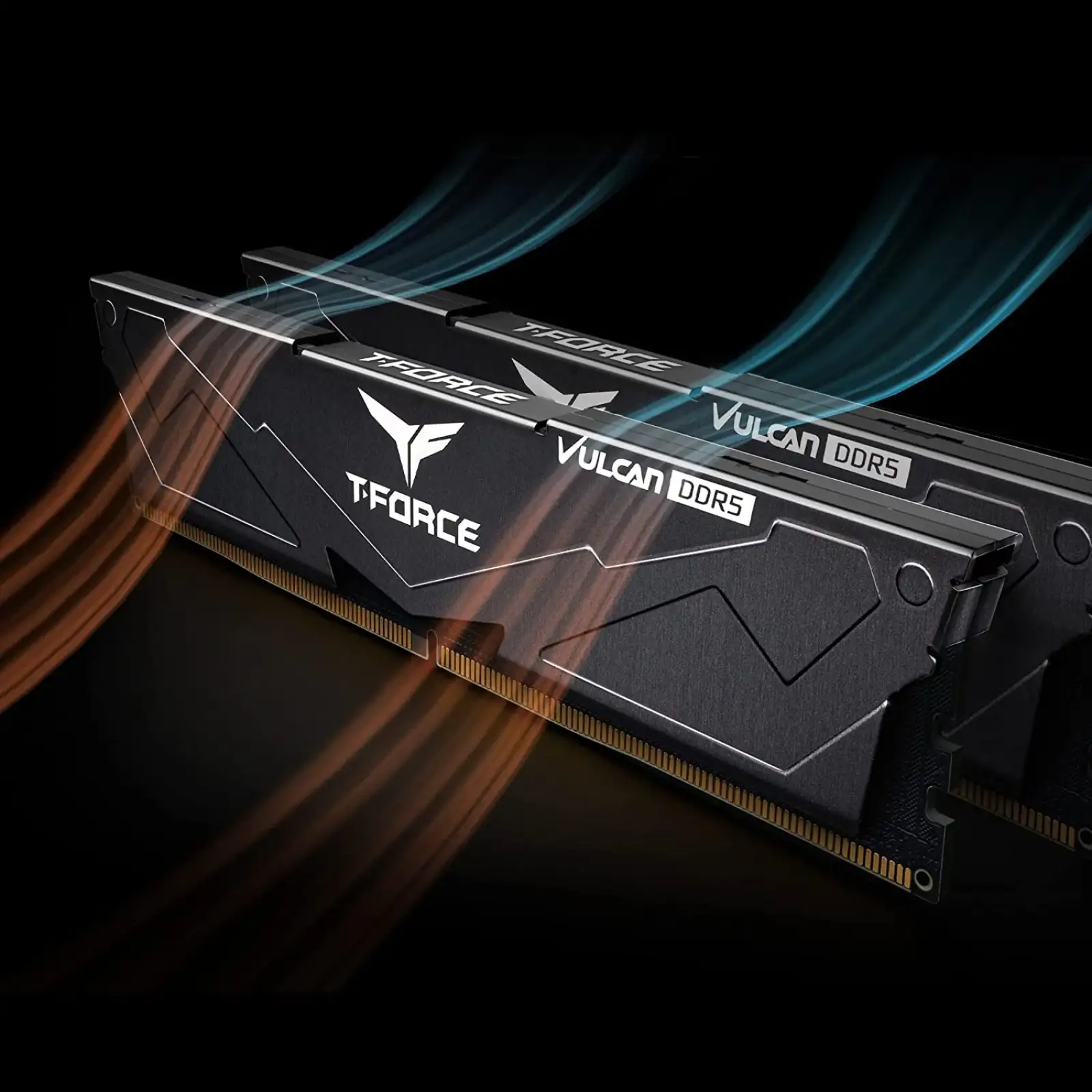 Оперативная память DDR5 2x16GB/6000 Team T-Force Vulcan Black (FLBD532G6000HC38ADC01) UA