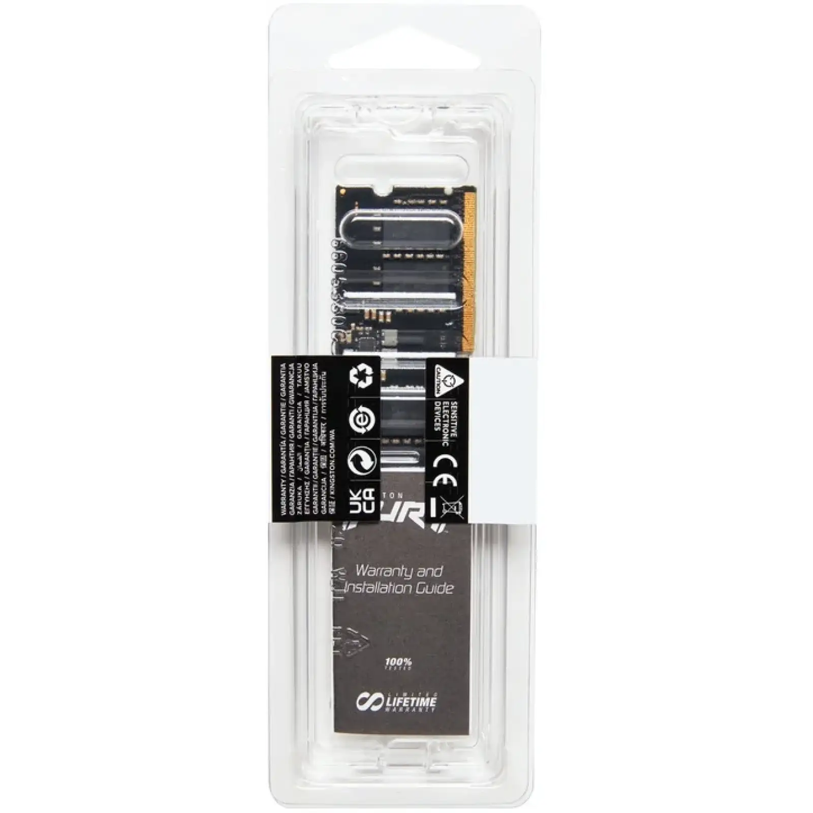 Оперативная память SO-DIMM 8GB/4800 DDR5 Kingston Fury Impact (KF548S38IB-8) UA