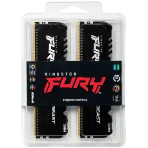 Оперативная память DDR4 2x16GB/3200 Kingston Fury Beast RGB (KF432C16BBAK2/32) UA