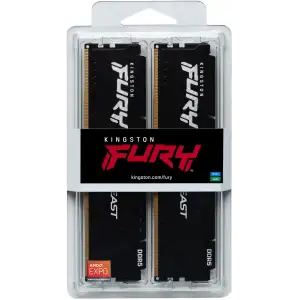 Оперативна пам'ять DDR5 2x16GB/6000 Kingston Fury Beast Black (KF560C36BBEK2-32) UA