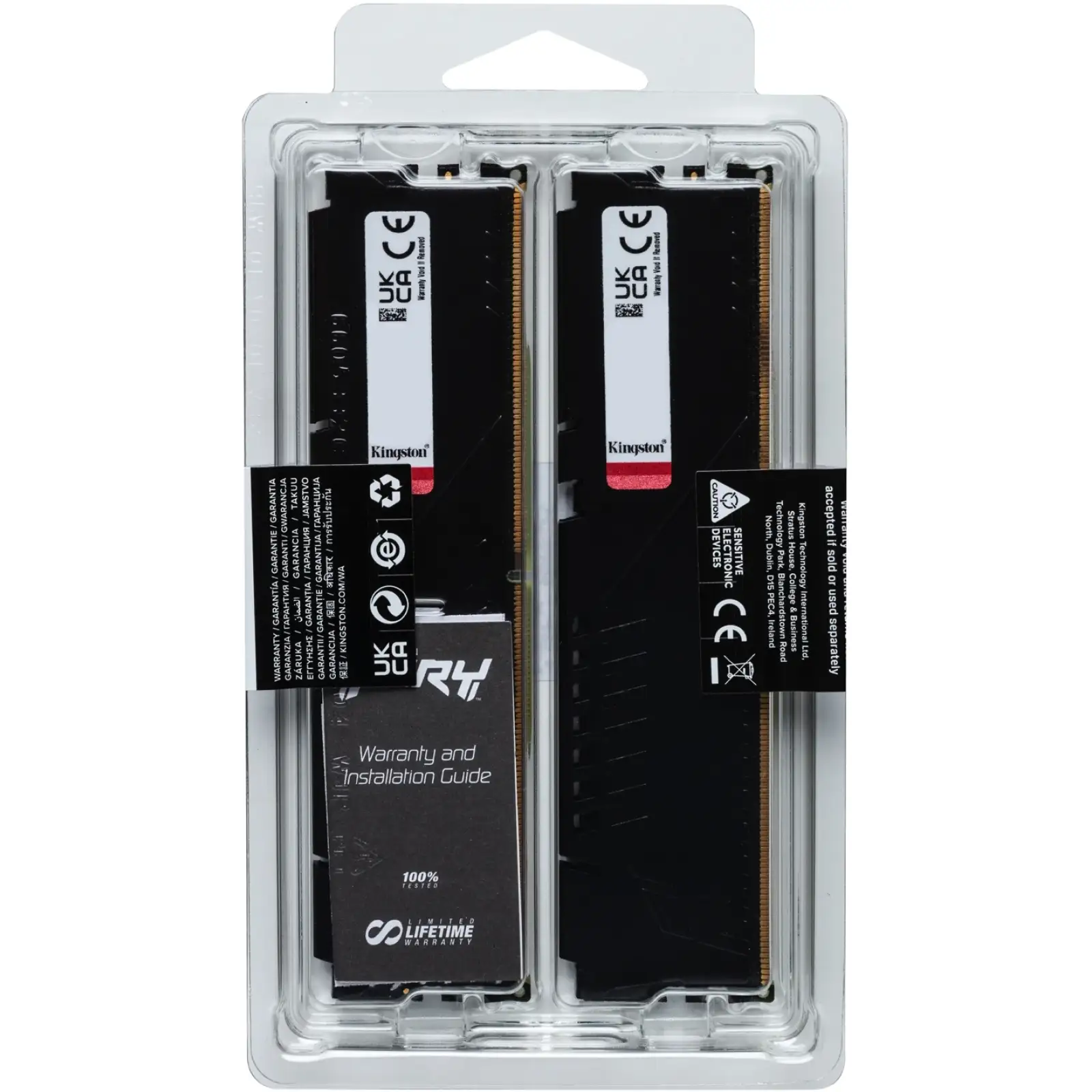 Оперативна пам'ять DDR5 2x16GB/6000 Kingston Fury Beast Black (KF560C36BBEK2-32) UA