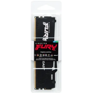 Модуль памяти DDR5 16GB/6400 Kingston Fury Beast RGB Black (KF564C32BBA-16) UA