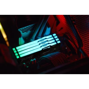 Модуль памяти DDR5 16GB/6400 Kingston Fury Beast RGB Black (KF564C32BBA-16) UA