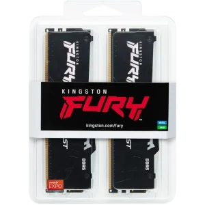 Модуль памяти DDR5 2x8GB/5200 Kingston Fury Beast RGB Black (KF552C40BBAK2-16) UA