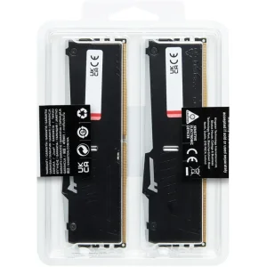 Модуль памяти DDR5 2x8GB/5200 Kingston Fury Beast RGB Black (KF552C40BBAK2-16) UA