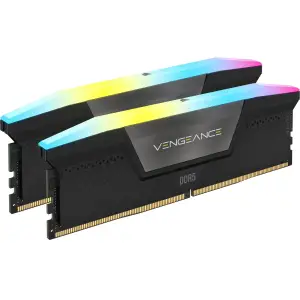 Оперативна пам'ять DDR5 2x16GB/5200 Corsair Vengeance RGB Black (CMH32GX5M2B5200Z40K) UA