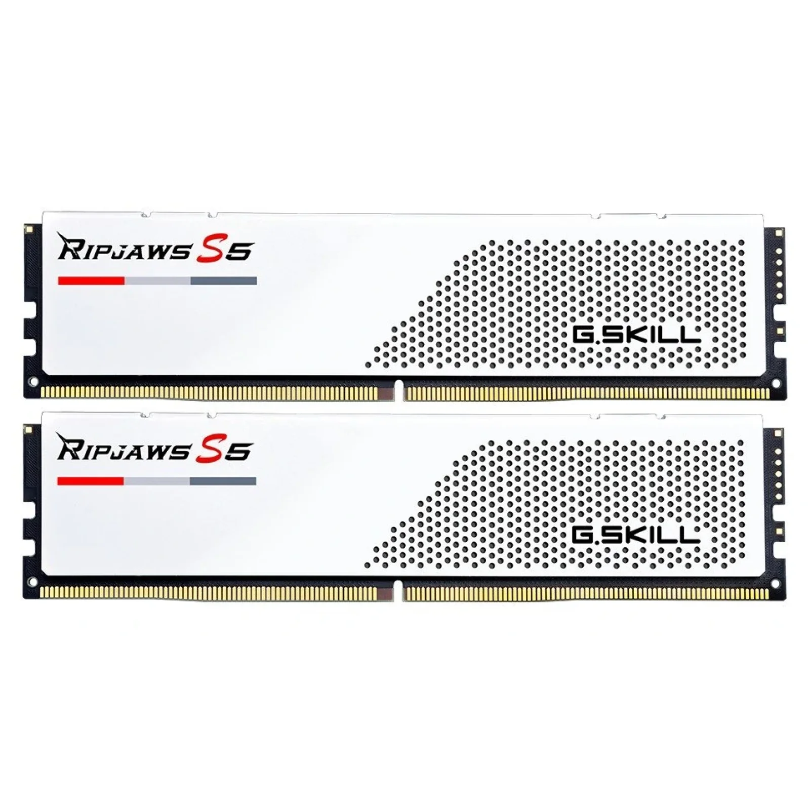 Модуль пам'яті DDR5 2x16GB/6000 G.Skill Ripjaws S5 White (F5-6000J3040F16GX2-RS5W) UA