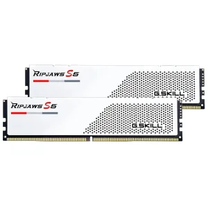 Модуль памяти DDR5 2x16GB/6000 G.Skill Ripjaws S5 White (F5-6000J3040F16GX2-RS5W) UA