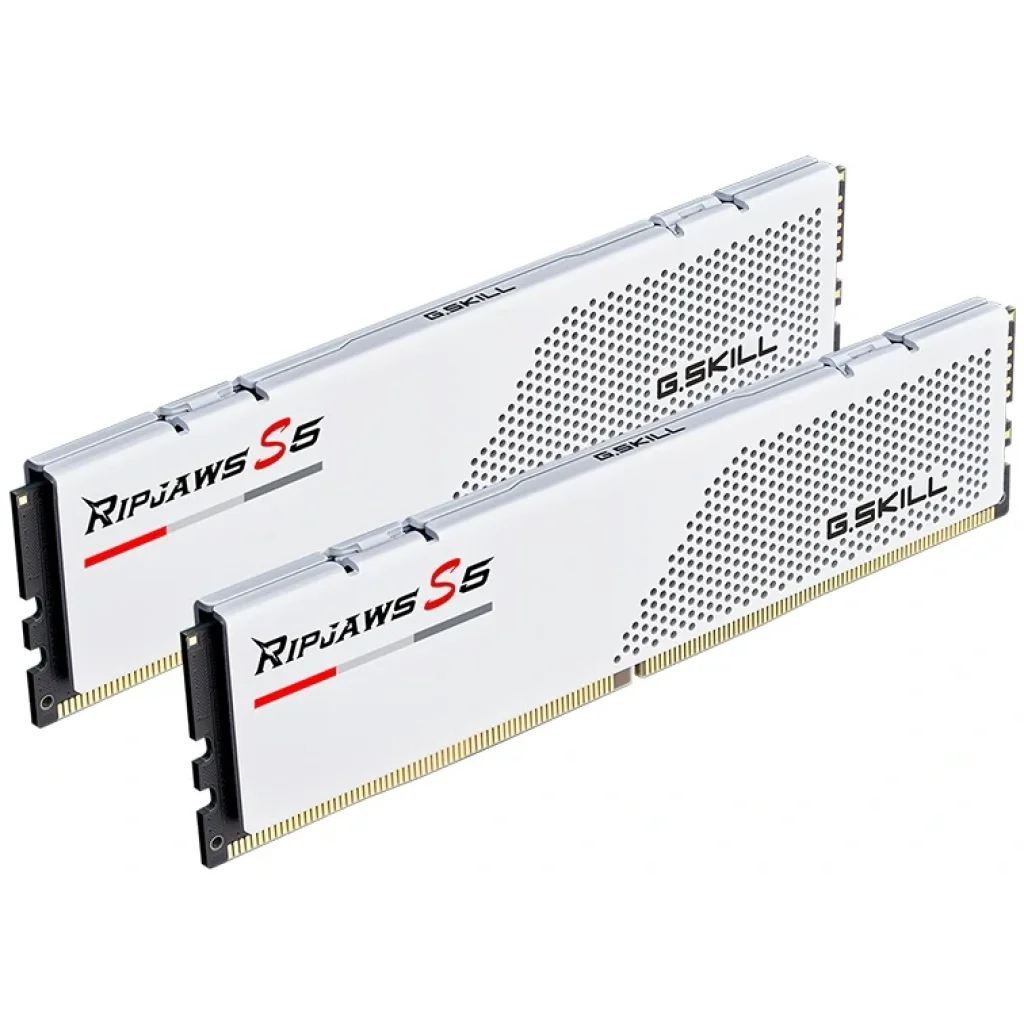 Модуль памяти DDR5 2x16GB/6000 G.Skill Ripjaws S5 White (F5-6000J3040F16GX2-RS5W) UA