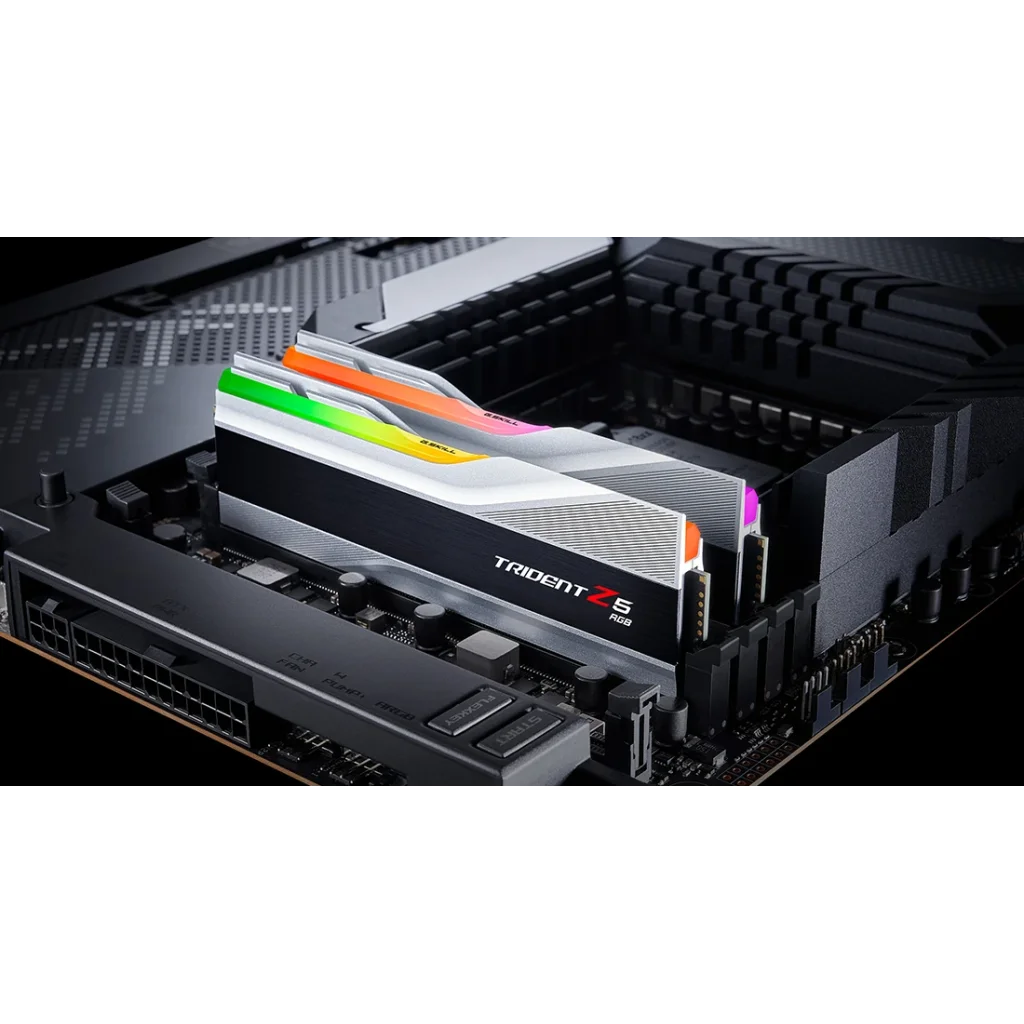 Модуль пам'яті DDR5 2x16GB/6000 G.Skill Trident Z5 RGB Silver (F5-6000J3040F16GX2-TZ5RS) UA