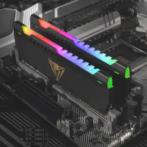 Оперативная память DDR4 16GB/3200 Patriot Viper Steel RGB Black (PVSR416G320C8) UA
