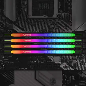 Оперативная память DDR4 16GB/3200 Patriot Viper Steel RGB Black (PVSR416G320C8) UA