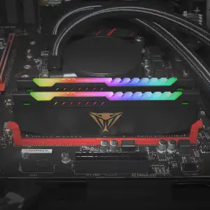 Оперативная память DDR4 16GB/3200 Patriot Viper Steel RGB Black (PVSR416G320C8) UA