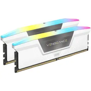 Оперативна пам'ять DDR5 2x16GB/6400 Corsair Vengeance RGB White (CMH32GX5M2B6400C36W) UA
