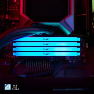 Модуль памяти DDR4 8GB/3200 Kingston Fury Beast RGB (KF432C16BB2A/8WP) UA