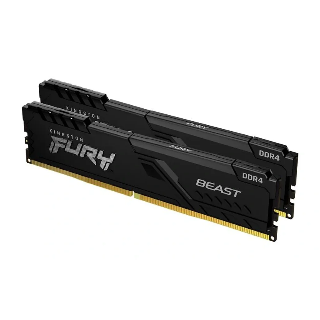 Модуль памяти DDR4 2x8GB/3200 Kingston Fury Beast Black (KF432C16BBK2/16) UA