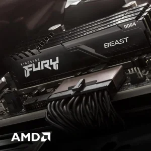 Модуль памяти DDR4 2x8GB/3200 Kingston Fury Beast Black (KF432C16BBK2/16) UA