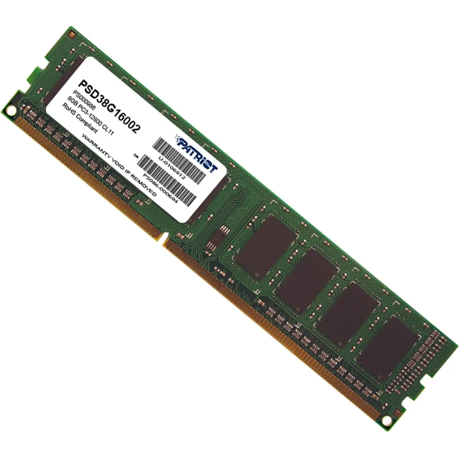 Оперативна пам'ять DDR3 8GB/1600 Patriot Signature Line (PSD38G16002) UA