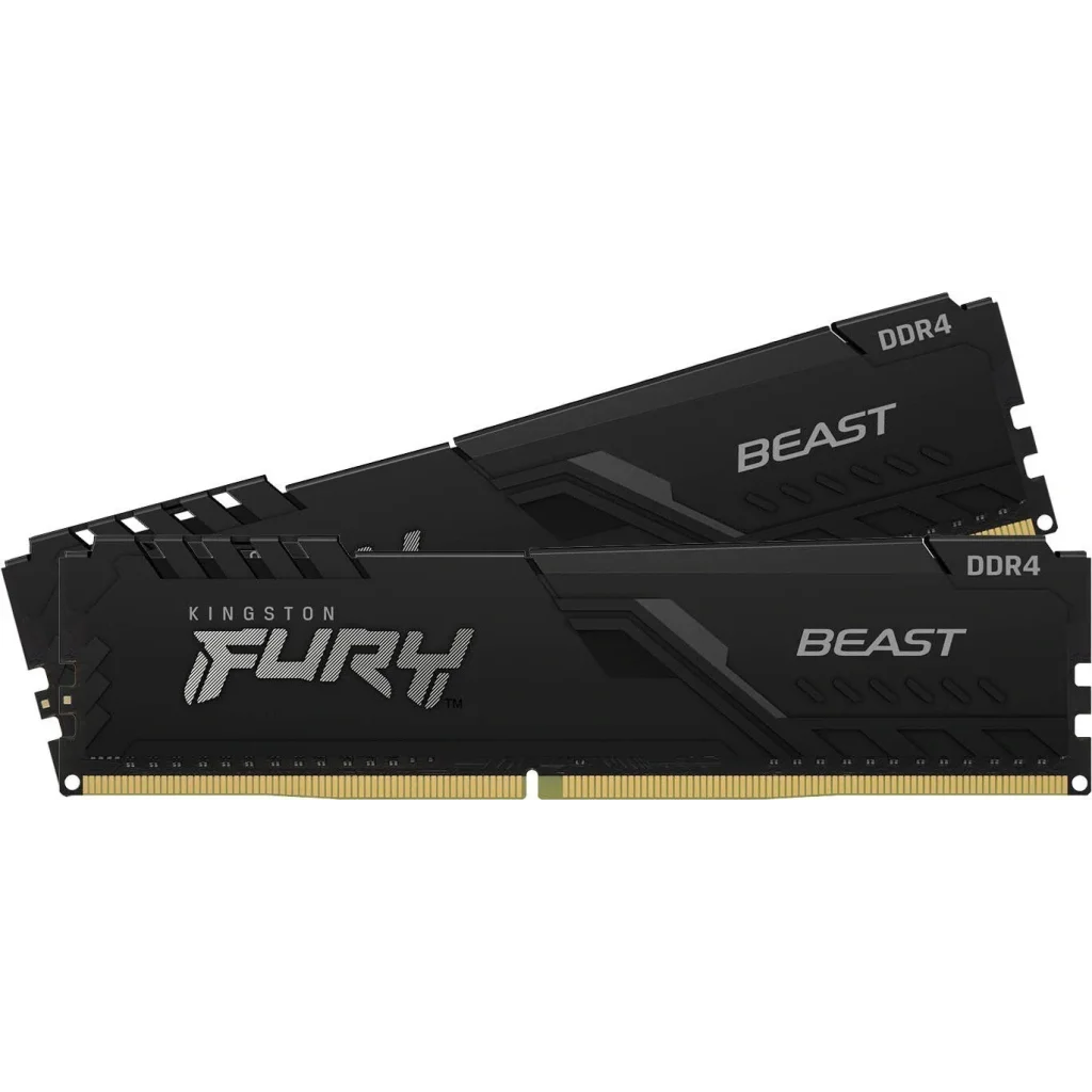 Модуль памяти DDR4 2x8GB/3600 Kingston Fury Beast Black (KF436C17BBK2/16) UA