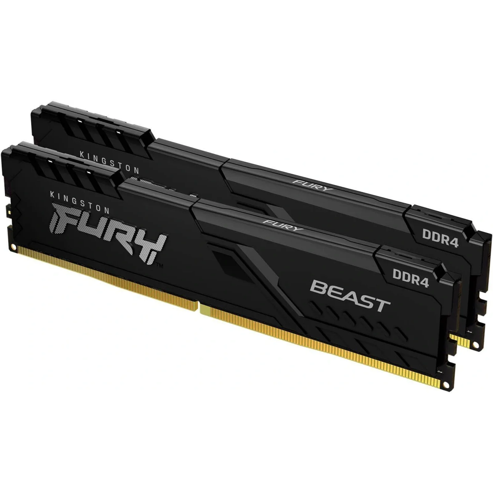 Модуль пам'яті DDR4 2x8GB/3600 Kingston Fury Beast Black (KF436C17BBK2/16) UA