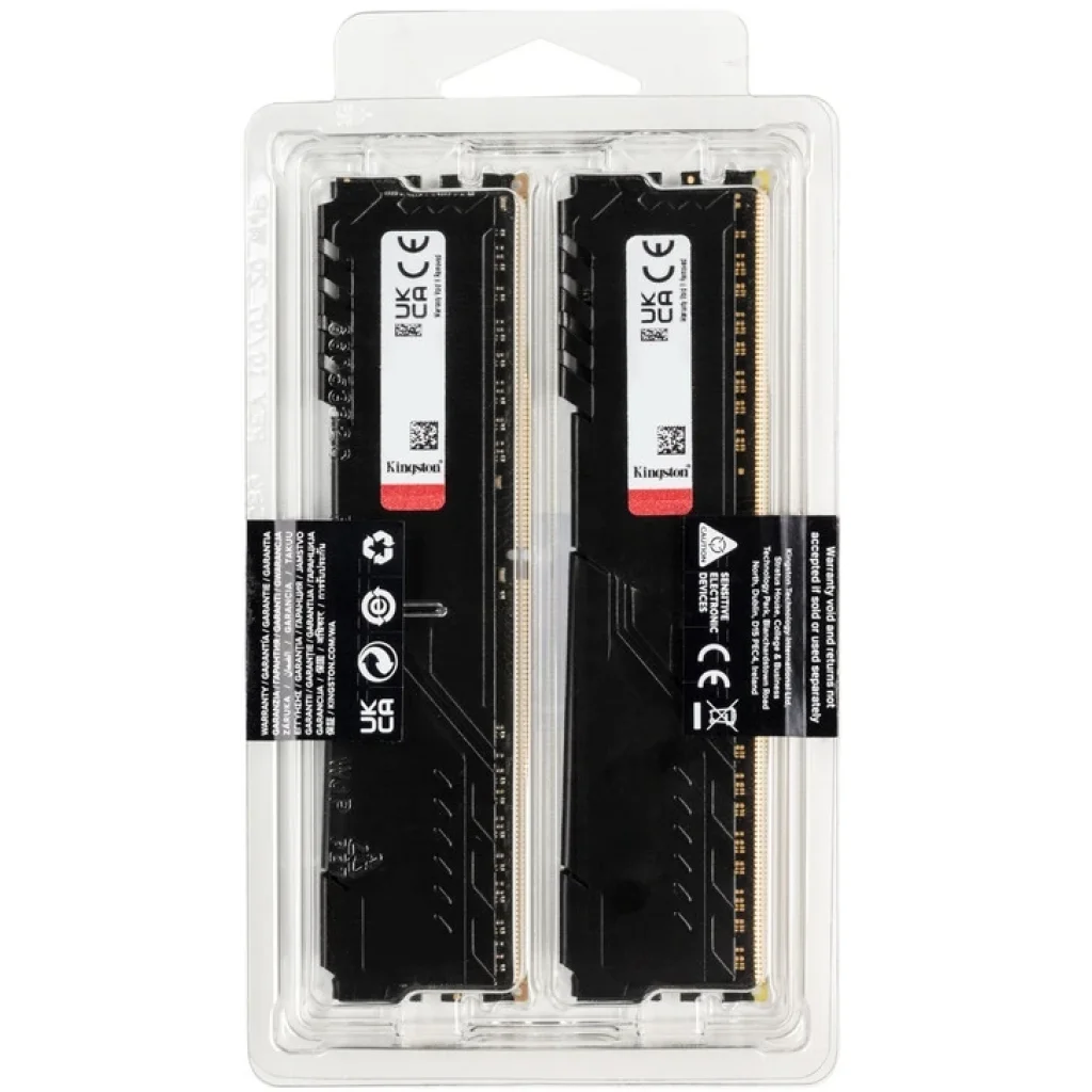 Модуль памяти DDR4 2x8GB/3600 Kingston Fury Beast Black (KF436C17BBK2/16) UA
