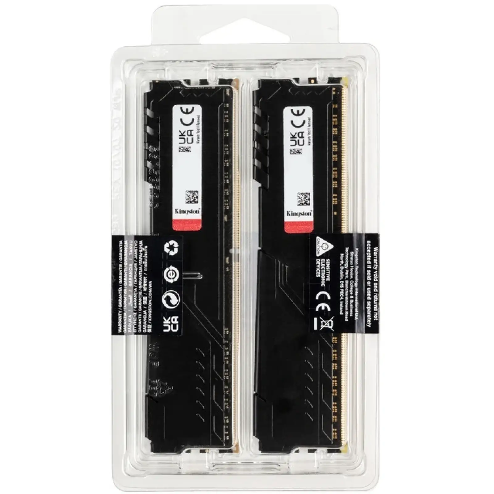 Оперативна пам'ять DDR4 2x8GB/2666 Kingston Fury Beast Black (KF426C16BBK2/16) UA