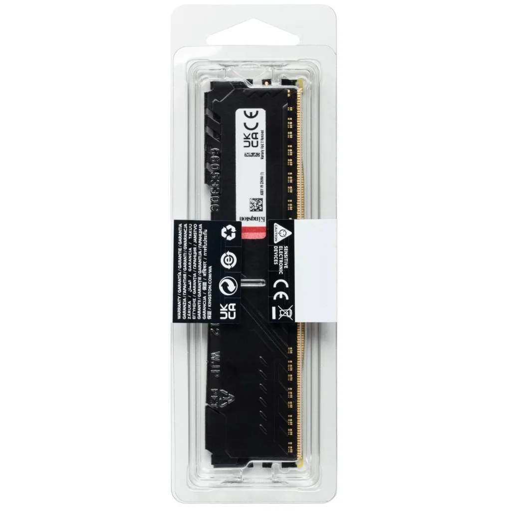 Модуль пам'яті DDR4 16GB/3600 Kingston Fury Beast Black (KF436C18BB/16) UA