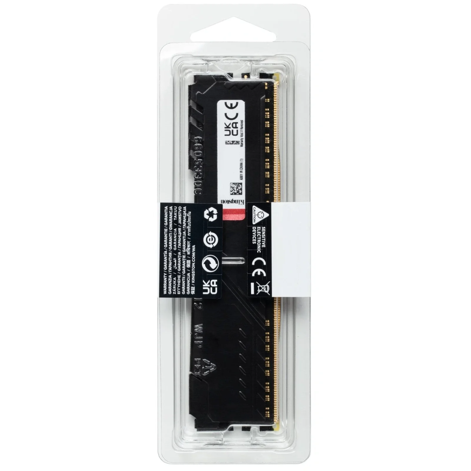 Модуль пам'яті DDR4 16GB/3600 Kingston Fury Beast Black (KF436C18BB/16) UA