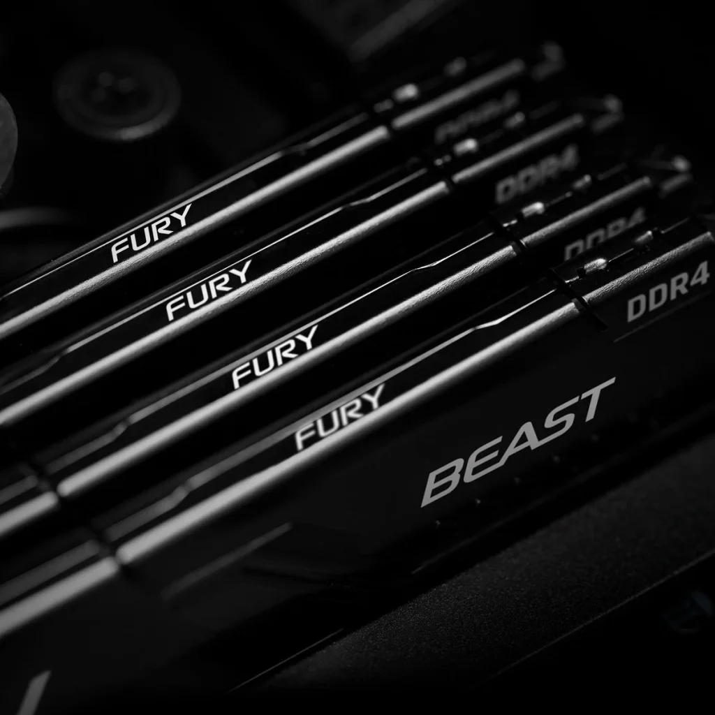 Модуль пам'яті DDR4 16GB/3600 Kingston Fury Beast Black (KF436C18BB/16) UA